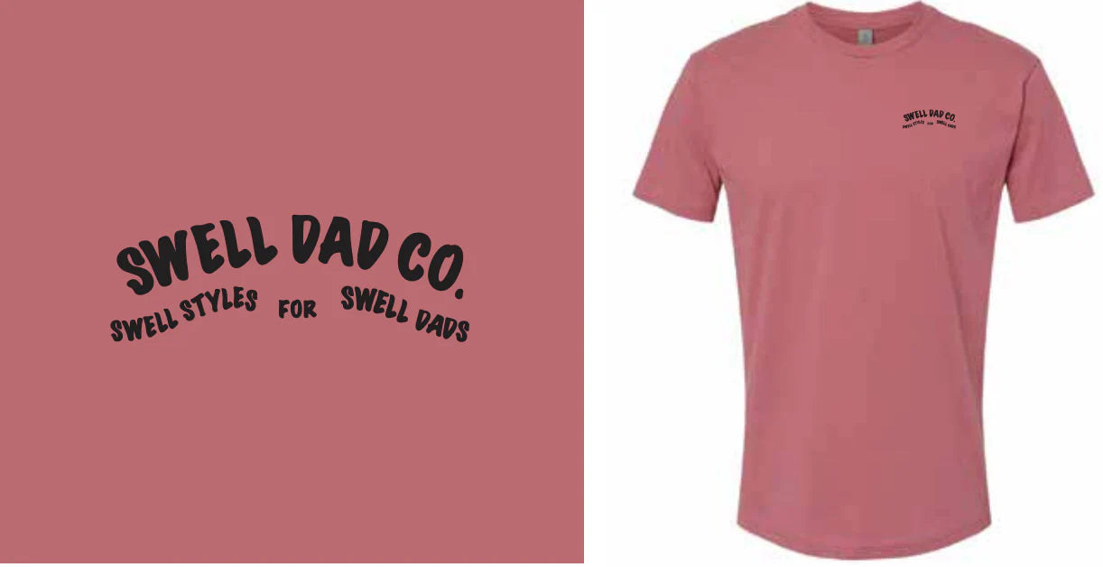 Ride The Wave Together Tee - Mauve