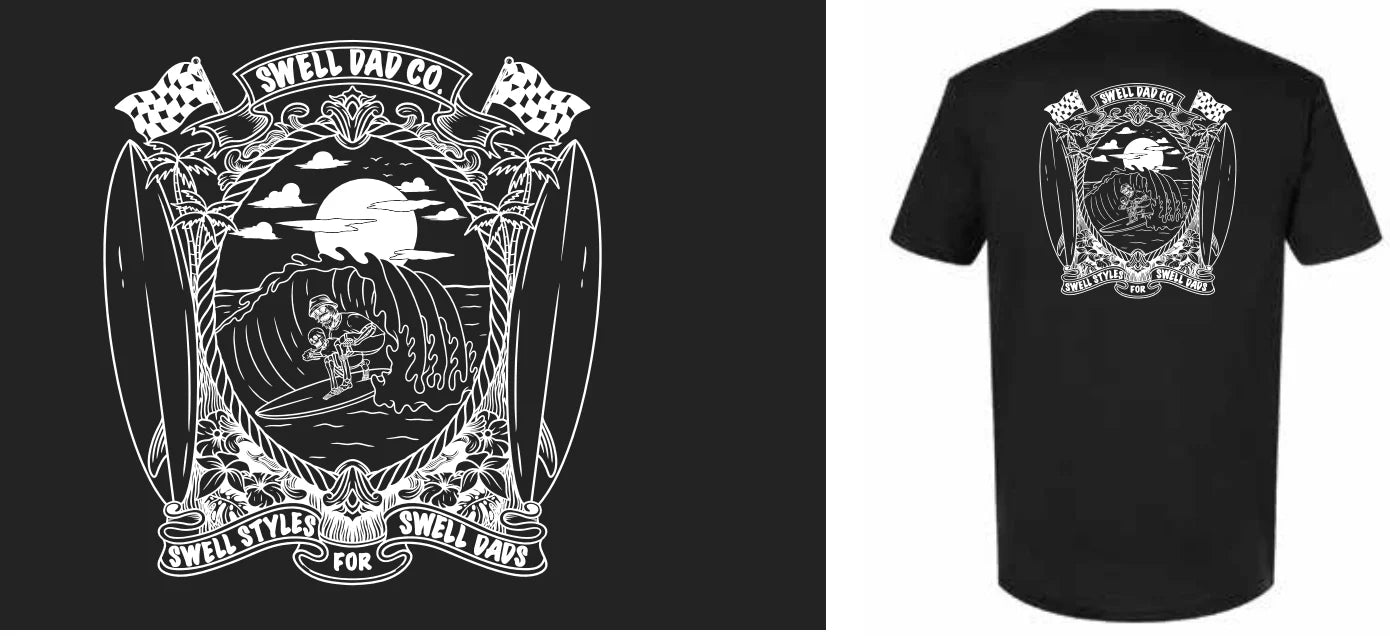 Ride The Wave Together Tee - Black